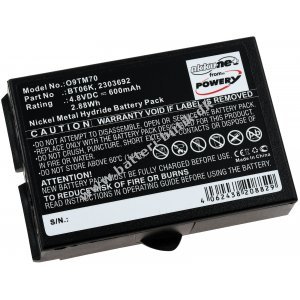 Batteri til Kranstyring/fjernbetjning Ikusi TM70/1